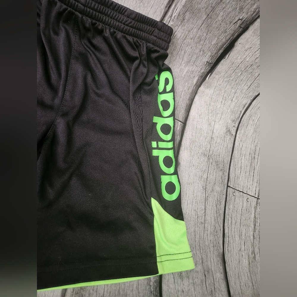 Adidas Black and Green‎ Shorts - Size 6